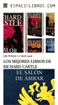 Mobile Screenshot of espaciolibros.com